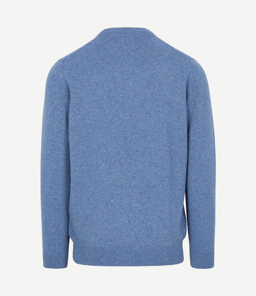 Tisbury trui wolmix blauw