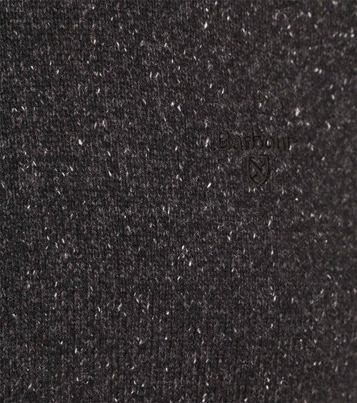 Barbour trui lamswol zwart | Regular-fit