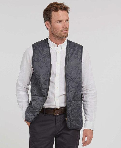 Barbour voering polarquilt blauw