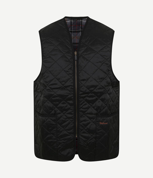Voering quilted zip-in zwart