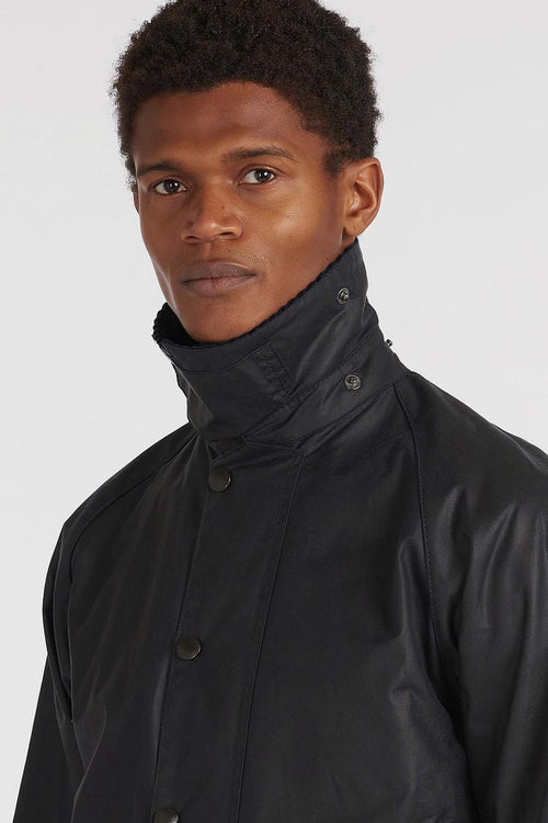Barbour waxjas Beaufort donkerblauw | Regular-fit