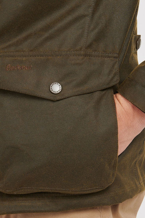 Barbour waxjas ogston olive