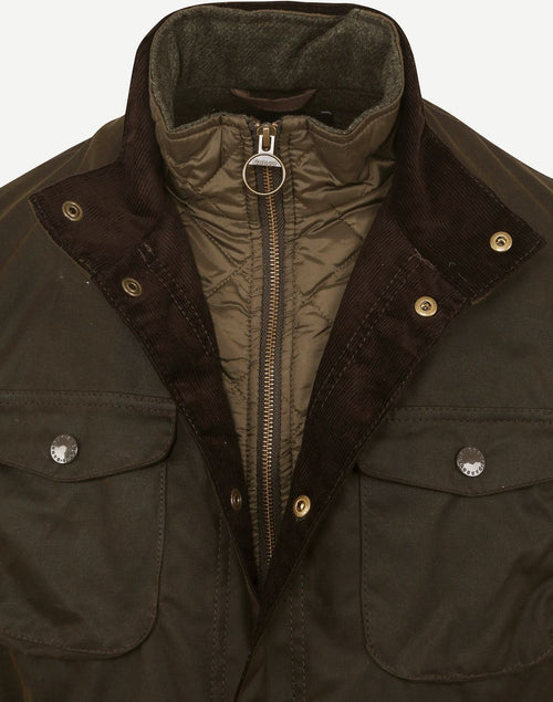 Barbour waxjas ogston olive