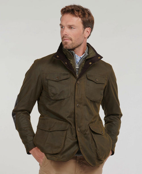 Barbour waxjas ogston olive