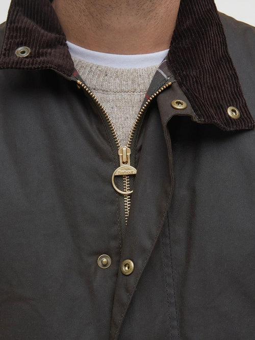 Westmoreland wax bodywarmer olijfgroen