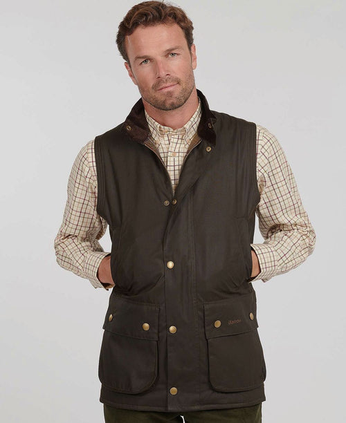 Barbour westmoreland wax bodywarmer olijfgroen