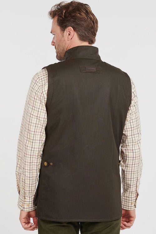 Barbour westmoreland wax bodywarmer olijfgroen