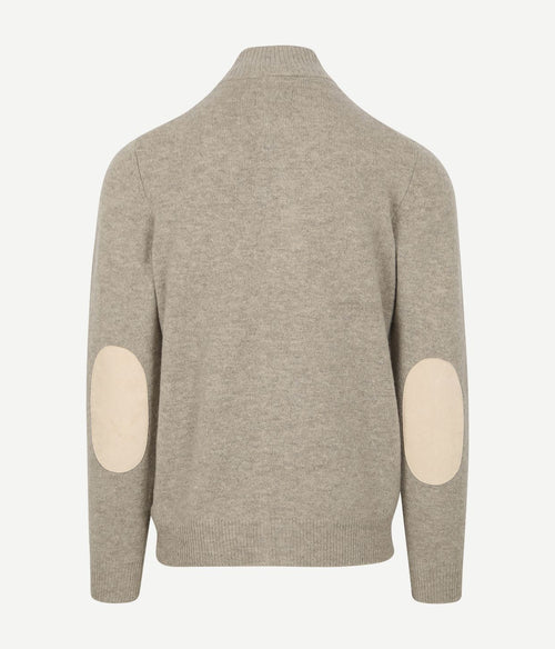 Barbour zip vest wol greige | Regular-fit