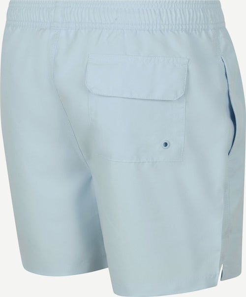 Barbour zwemshort logo lichtblauw