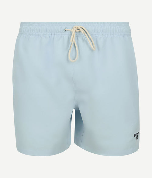 Barbour zwemshort logo lichtblauw