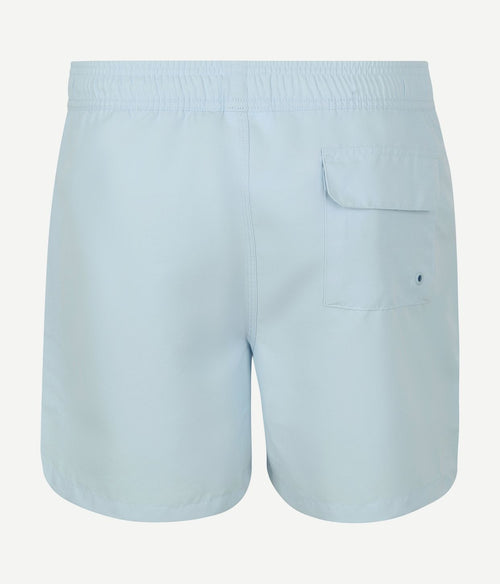 Barbour zwemshort logo lichtblauw