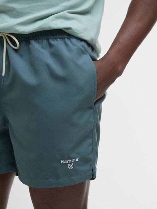 Barbour zwemshort logo vintage teal