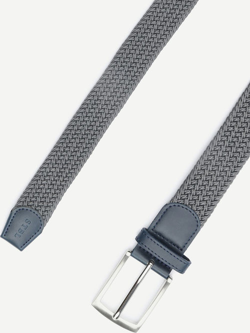 Suitable geweven riem antraciet