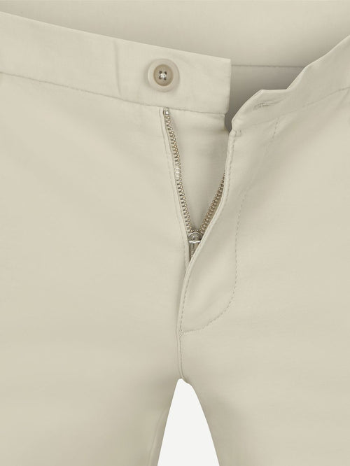 Alberto rob stretch chino off white | Slim-fit