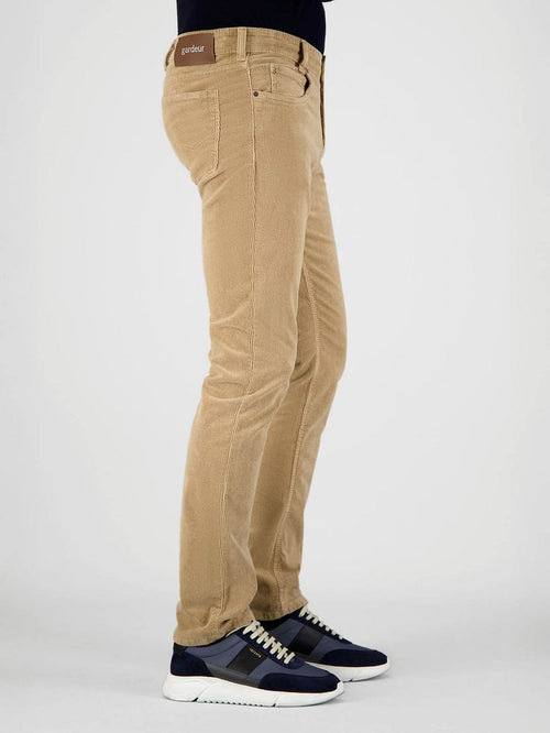 Bill broek corduroy sand