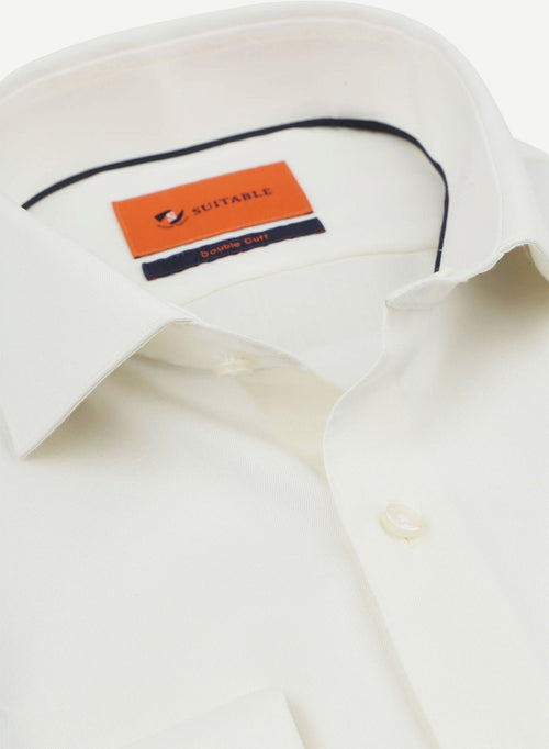 Suitable overhemd ecru | Slim-fit