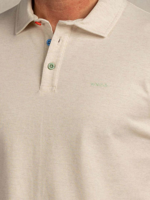 Polo hawera melange ecru