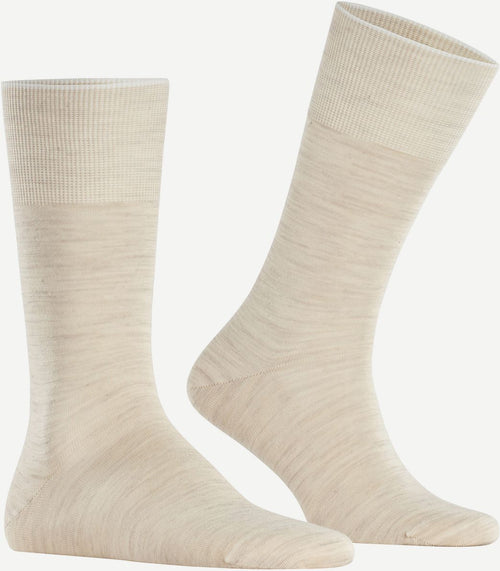 Falke airport sok lichtbeige melange