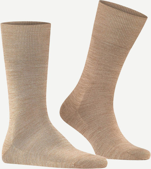 Falke airport sok beige melange