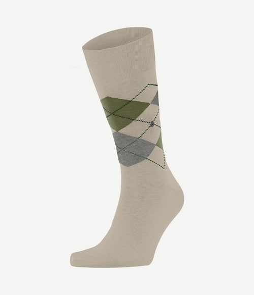 Gift box argyle (2-pack) ruiten zwart ecru