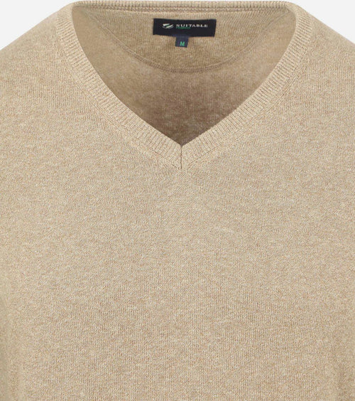 Respect vinir pullover melange sand