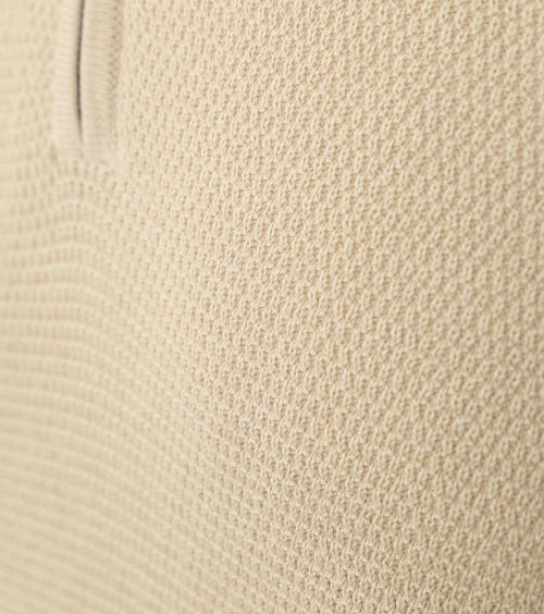 Structure halve rits trui sand