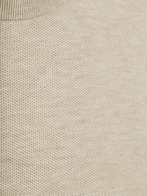 Pullover structure beige
