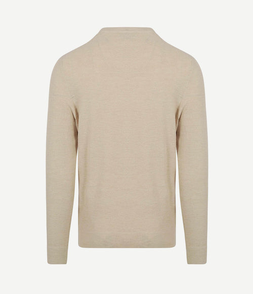 Pullover textured ecru