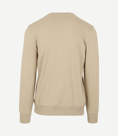Sweater roundel logo beige