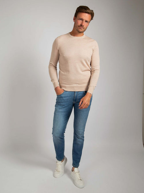 Merino pullover ecru