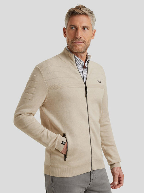 Vest bonded mouline ecru