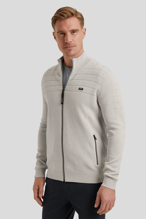 Vest katoen modal blend beige