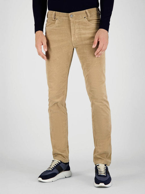 Bill broek corduroy sand