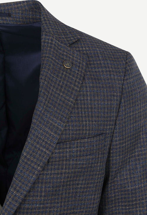 Colbert royal bruin blauw