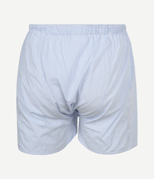 Boxershort striped blauw
