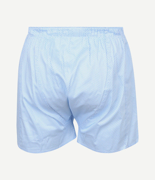Boxershort geprint lichtblauw
