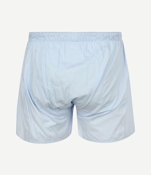 Boxershort poplin solid licht blauw