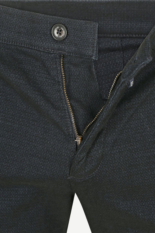 Broek tapered donkerblauw