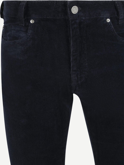 Bill broek corduroy donkerblauw