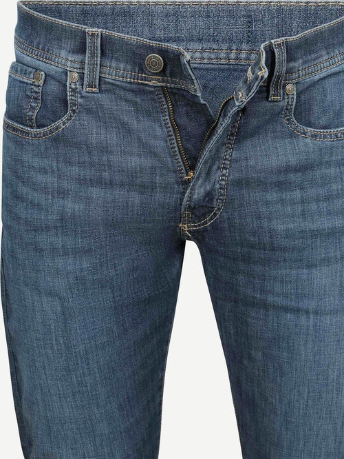 Jeans Lyon tapered future flex blauw dbub