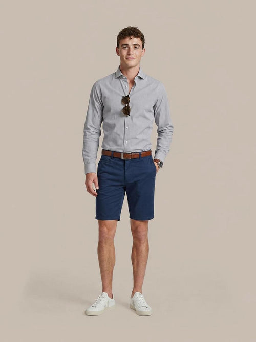 Short boston donkerblauw
