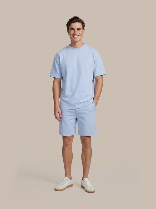 Rink short heavy jersey blauw