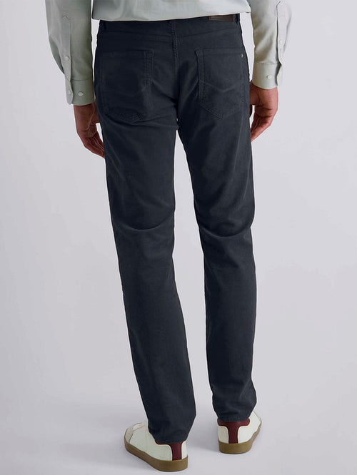 Broek Lyon corduroy donkerblauw