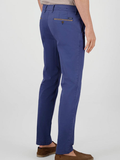 Chino Benny 3 indigo blauw