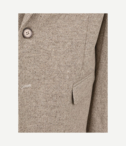 Colbert lamswol tweed beige