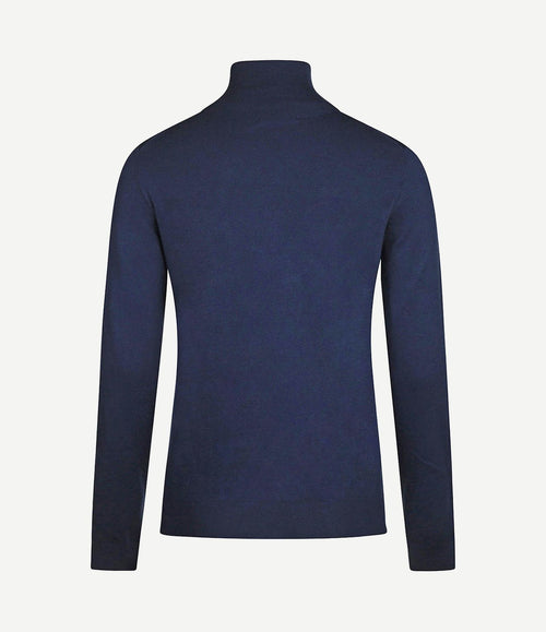Dames coltrui cotton cashmere donkerblauw