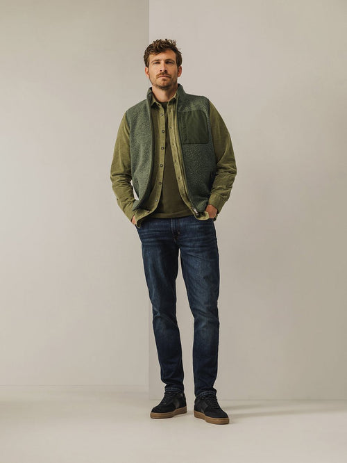 State of Art bodywarmer teddy olive