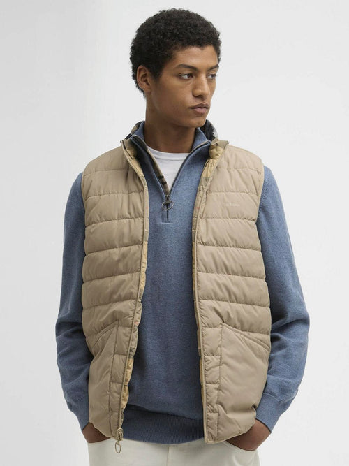 Reversible puffer beige