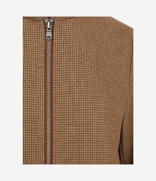Herritage jack wool blend pepita bruin