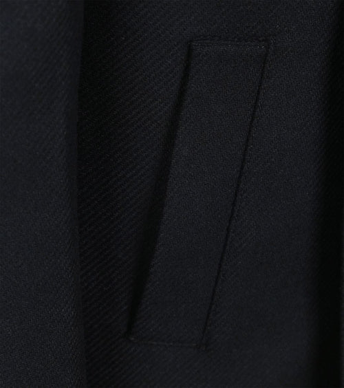 Core peacoat wool blend donkerblauw